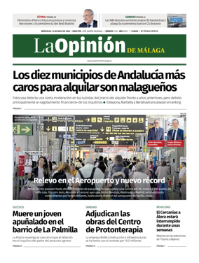 Cover of La Opinion de Malaga
