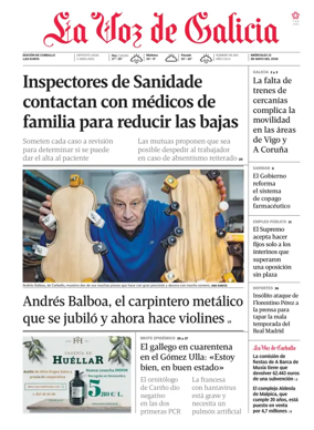Cover of La Voz de Galicia (Carballo)