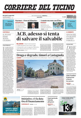 Cover of Corriere del Ticino