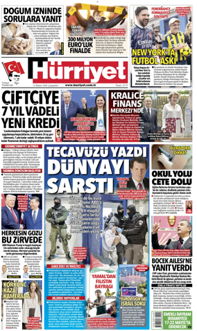 Cover of Hurriyet