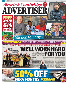 Cover of Airdrie & Coatbridge Advertiser