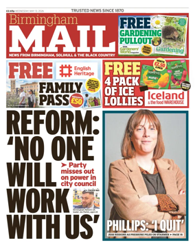 Cover of Birmingham Mail