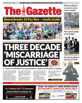 Cover of Blackpool Gazette