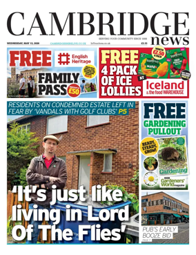 Cover of Cambridge News