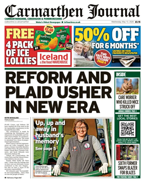 Cover of Carmarthen Journal