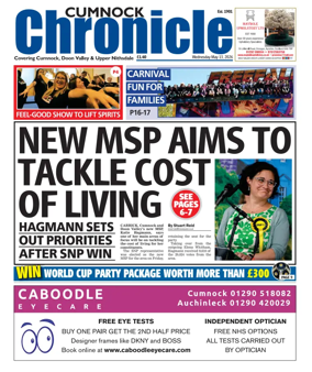 Cover of Cumnock Chronicle
