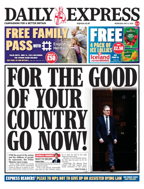 Cover of Daily Express