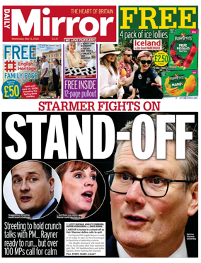 Cover of Daily Mirror