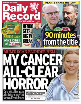 Cover of Daily Record