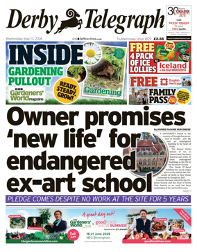 Cover of Derby Telegraph