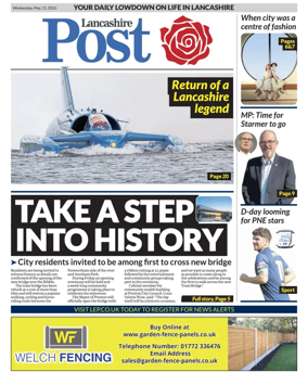Cover of Lancashire Evening Post