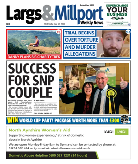 Cover of Largs & Millport Weekly News