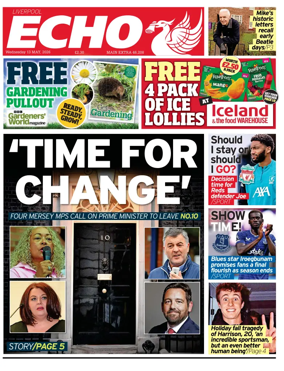 Cover of Liverpool Echo