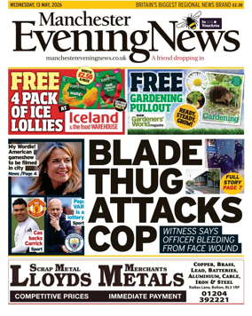 Cover of Manchester Evening News