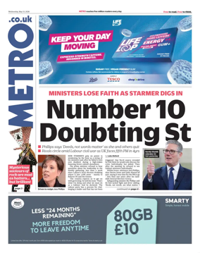 Cover of Metro (UK)
