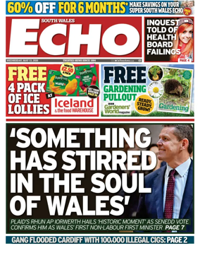 Cover of South Wales Echo
