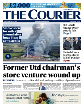 Cover of The Courier & Advertiser (Angus and Dundee)
