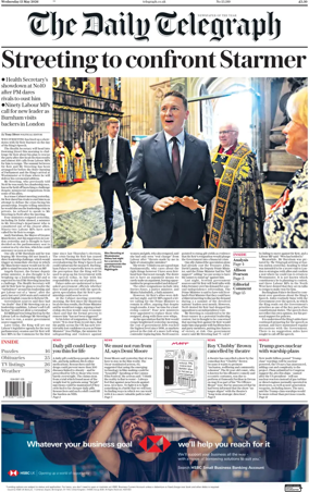 Cover of The Daily Telegraph