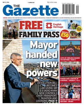 Cover of Uxbridge Gazette