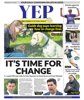 Cover of Yorkshire Evening Post