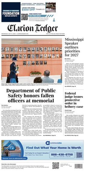 Cover of Clarion Ledger