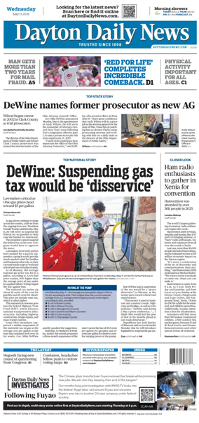Cover of Dayton Daily News
