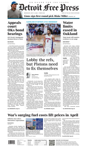 Cover of Detroit Free Press