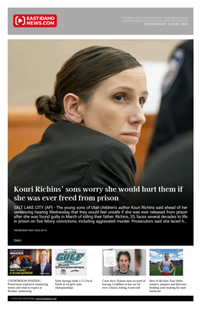 Cover of East Idaho News