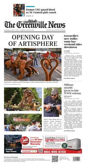 Cover of The Greenville News