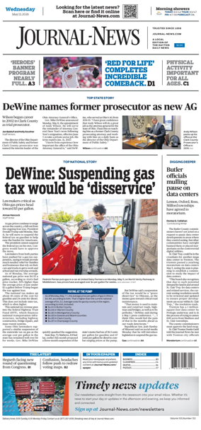 Cover of Hamilton Journal News