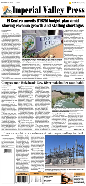Cover of Imperial Valley Press