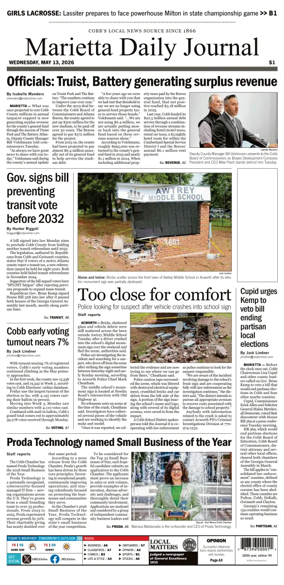 Cover of Marietta Daily Journal