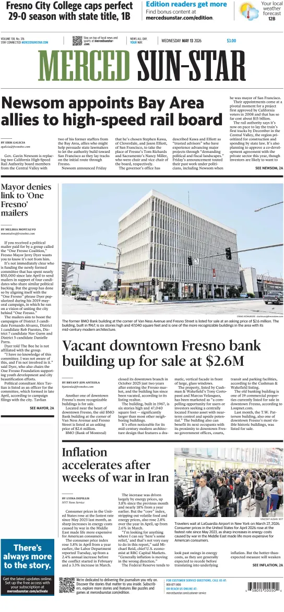 Cover of Merced Sun-Star