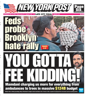 Cover of New York Post
