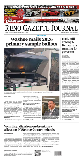 Cover of Reno Gazette Journal