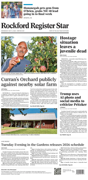 Cover of Rockford Register Star