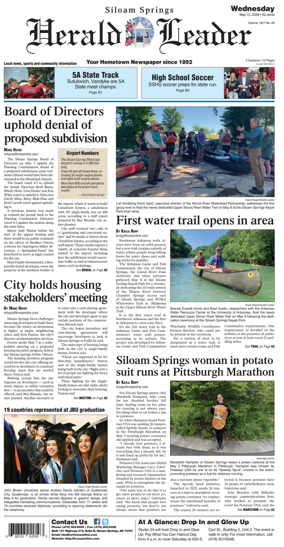 Cover of Siloam Springs Herald Leader