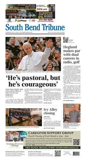 Cover of South Bend Tribune