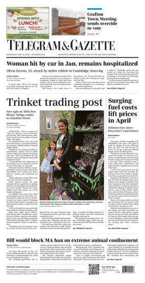 Cover of Telegram & Gazette