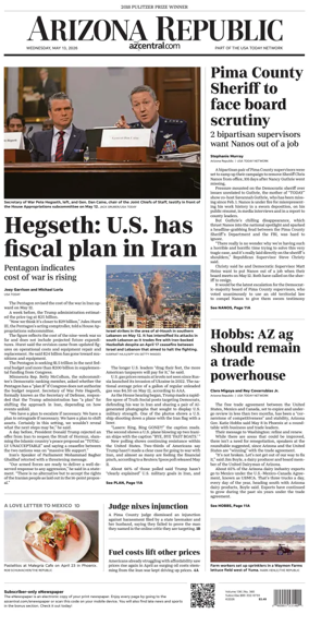 Cover of The Arizona Republic