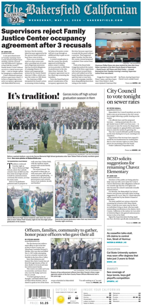 Cover of The Bakersfield Californian
