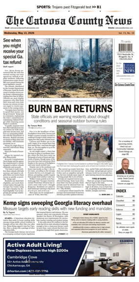 Cover of The Catoosa County News