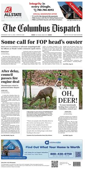 Cover of The Columbus Dispatch