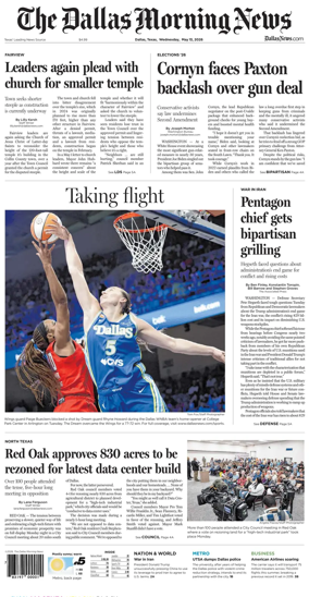 Cover of The Dallas Morning News