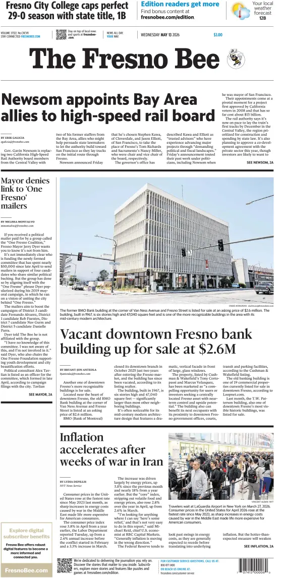 Cover of The Fresno Bee