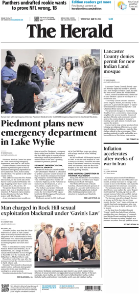 Cover of The Herald (Rock Hill)