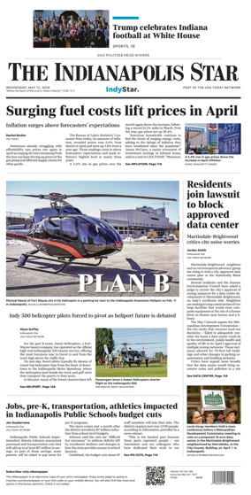 Cover of The Indianapolis Star