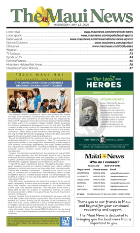 Cover of The Maui News