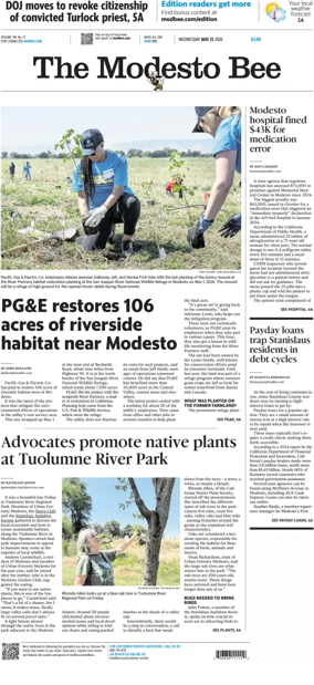 Cover of The Modesto Bee