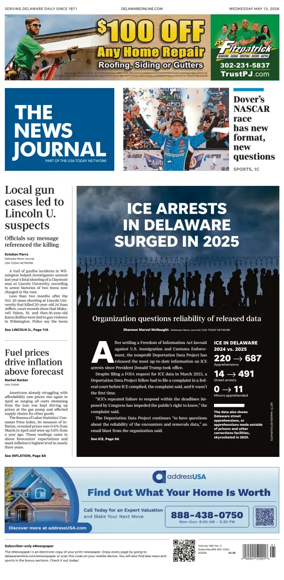 Cover of The News Journal